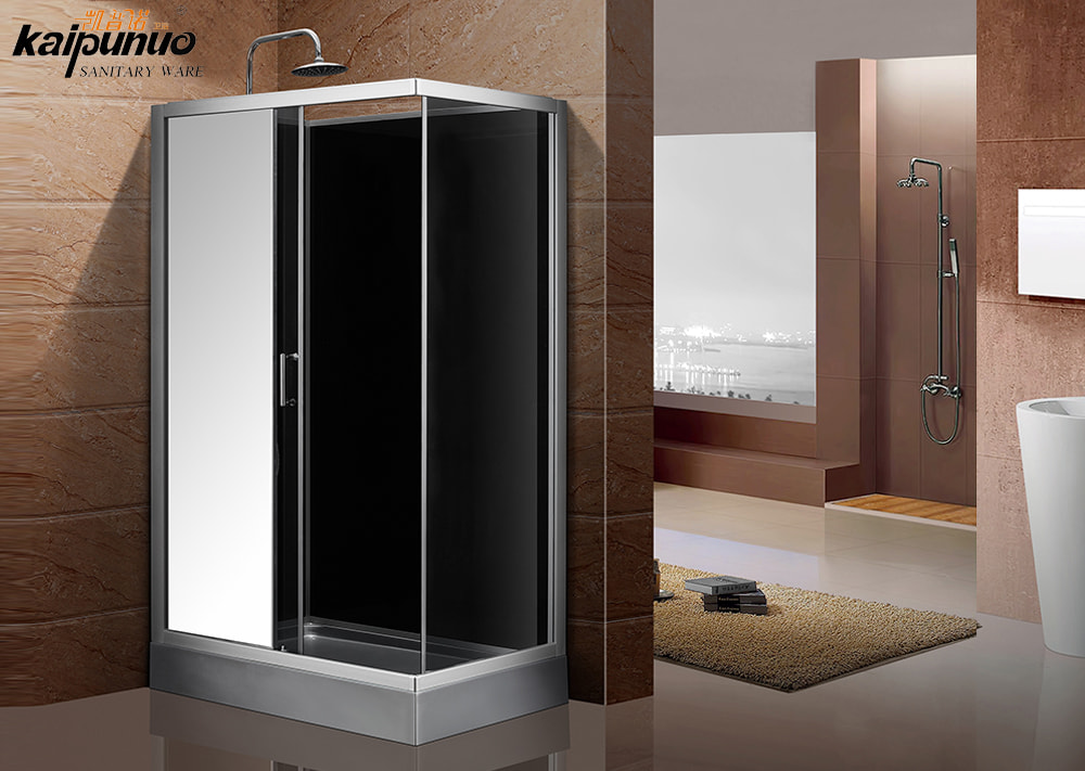 Simple Design Large Tempered Glass Shower Room